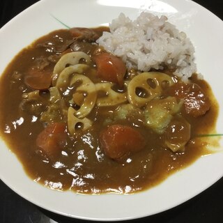 レンコン入りカレー